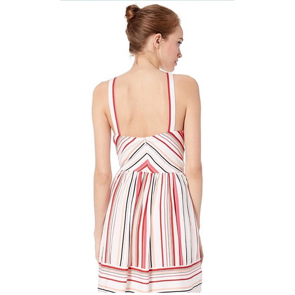 BB Dakota Striped Fit and Flare Dress - Picture 2 of 4